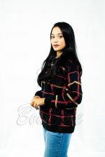 Women’s Red & Green Lining Print - Image 3