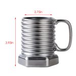 Screw Shape Ceramic Coffee Mug - Image 2