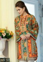 1 Piece Unstitched Digital Swiss Lawn Shirt